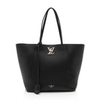 Louis Vuitton Calfskin Lockme Cabas Tote (SHF-7iUW7Z)