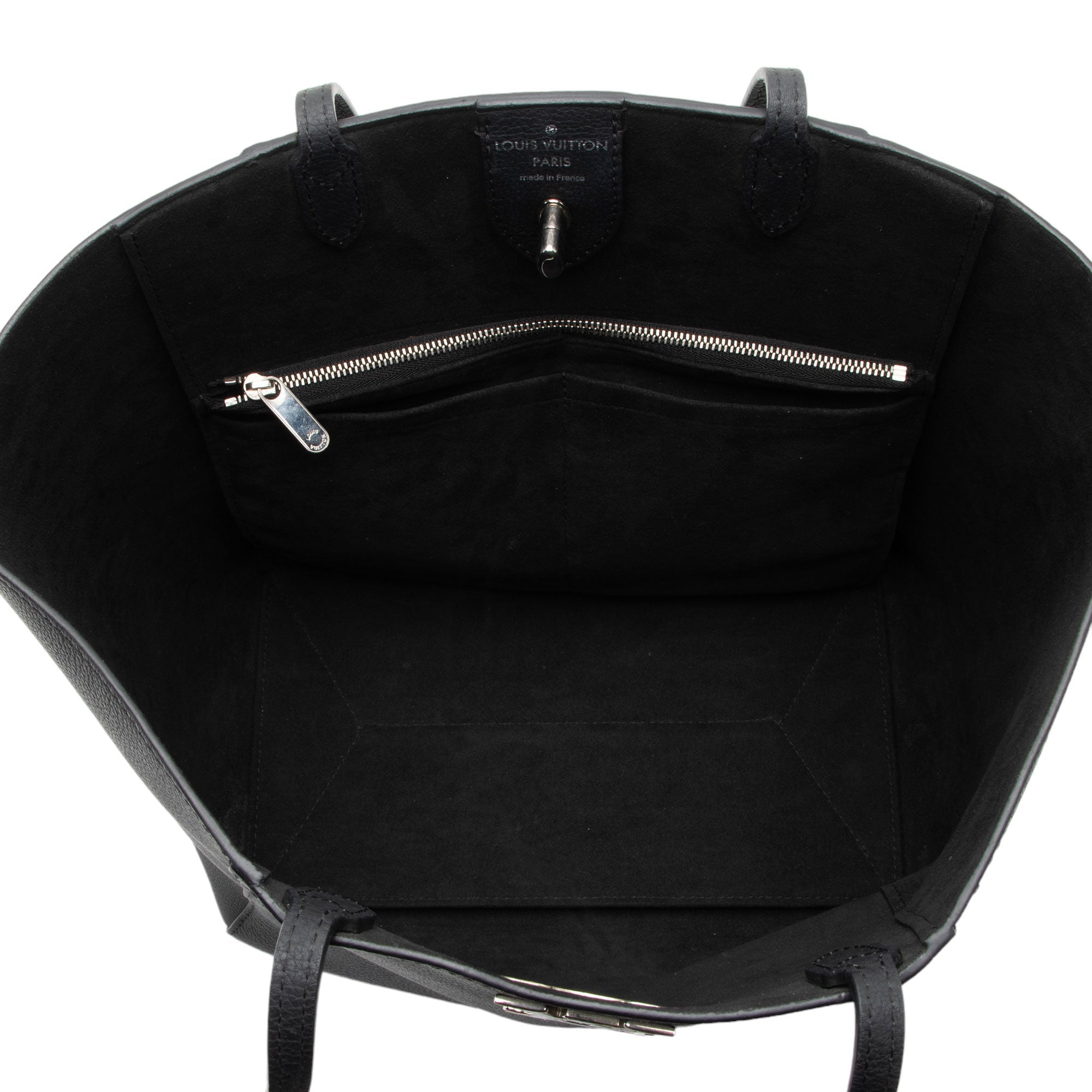 Louis Vuitton Calfskin Lockme Cabas Tote (SHF-7iUW7Z)