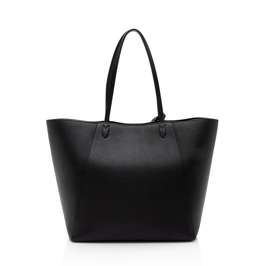 Louis Vuitton Calfskin Lockme Cabas Tote (SHF-hQ75XO)