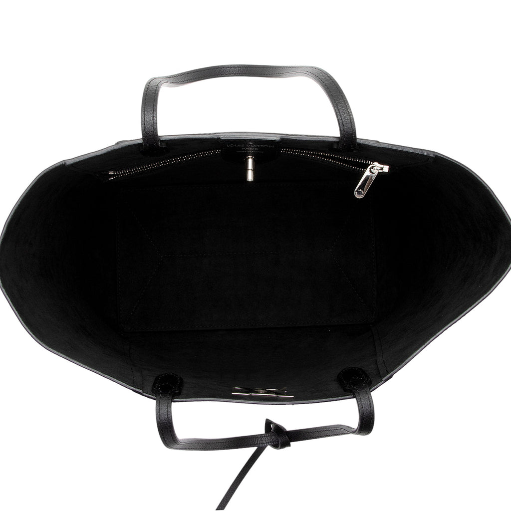 Louis Vuitton Calfskin Lockme Cabas Tote (SHF-hQ75XO)