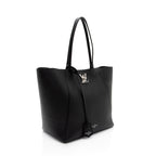 Louis Vuitton Calfskin Lockme Cabas Tote (SHF-hQ75XO)