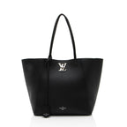 Louis Vuitton Calfskin Lockme Cabas Tote (SHF-gnusLO)