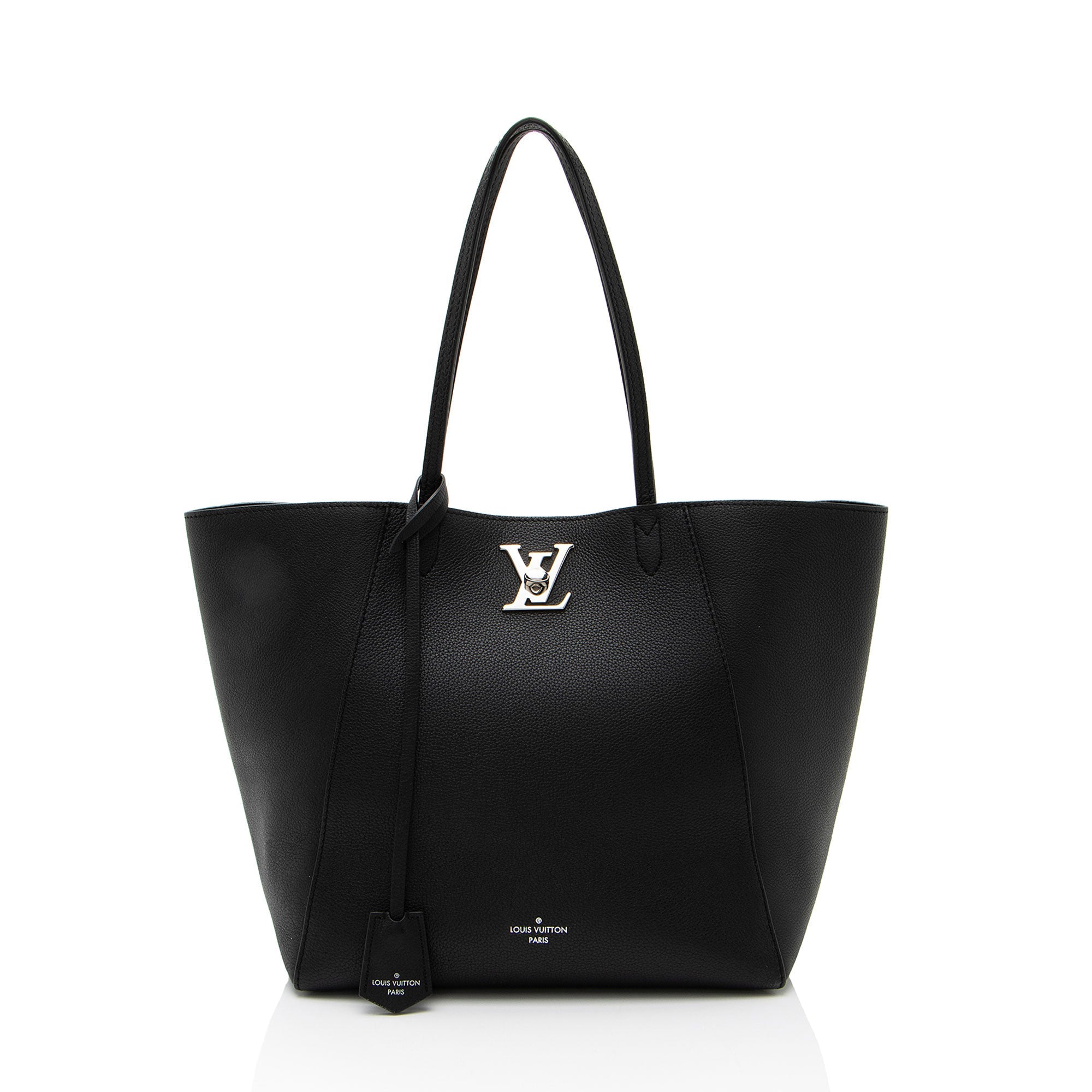 Louis Vuitton Calfskin Lockme Cabas Tote (SHF-gnusLO)