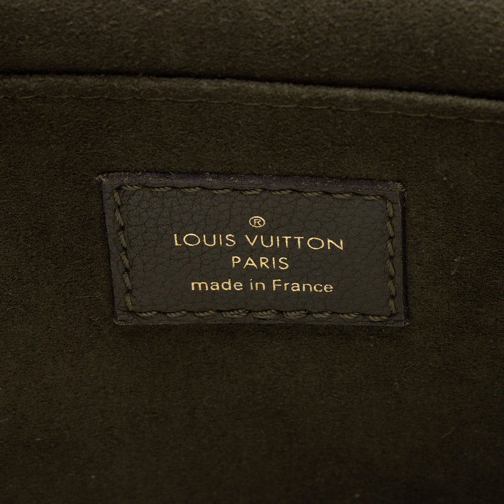 Louis Vuitton Calfskin Lockme Chain PM Shoulder Bag (SHF-eIRFSs)