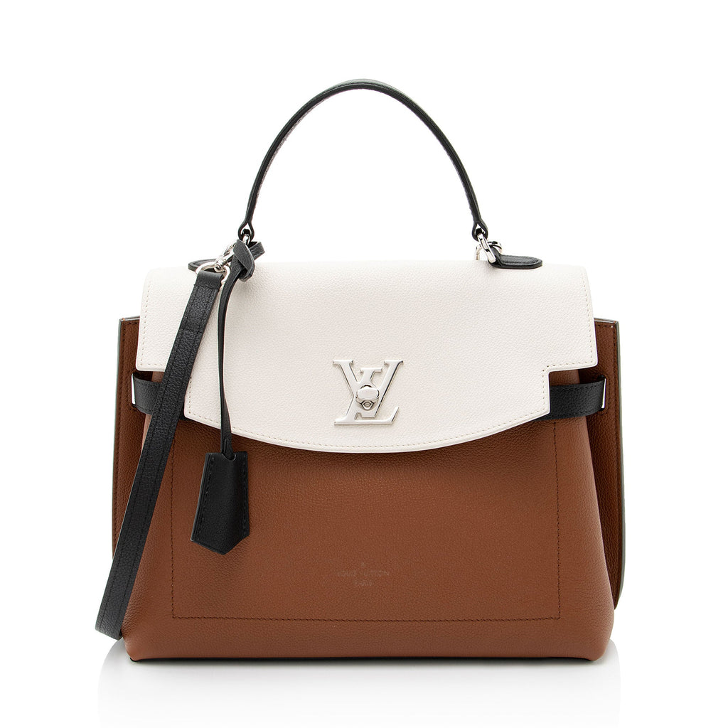 Louis Vuitton Calfskin Lockme Ever MM Top Handle
