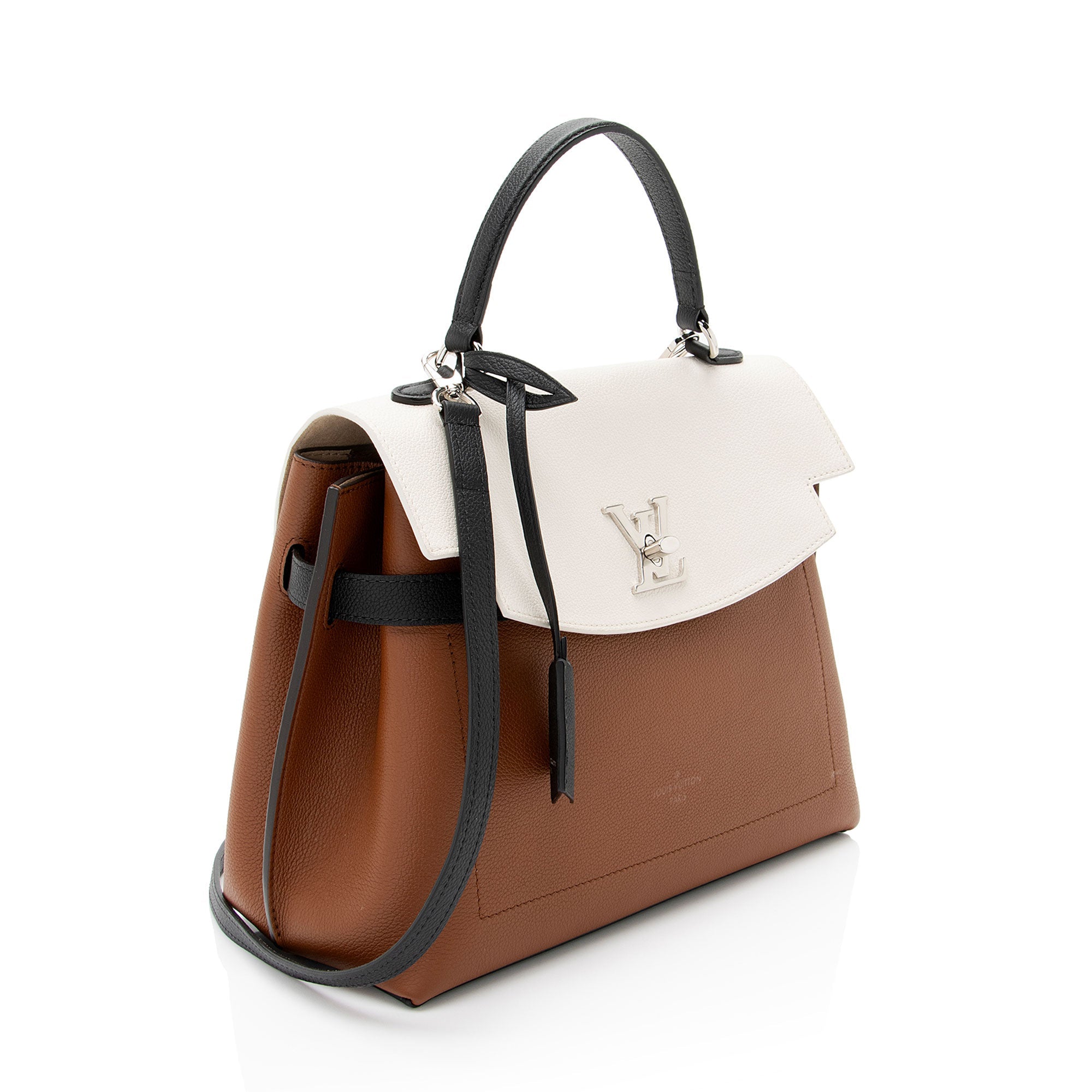 Louis Vuitton Calfskin Lockme Ever MM Top Handle