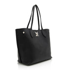 Louis Vuitton Calfskin Lockme Go Tote (SHF-22923)