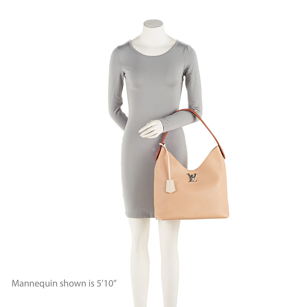 Louis Vuitton Calfskin Lockme Hobo (SHF-qylTpe)