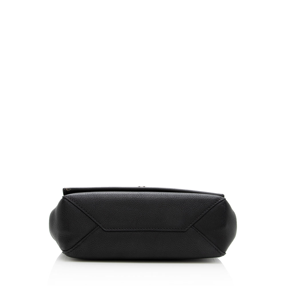Louis Vuitton Calfskin Lockme II BB Shoulder Bag (SHF-18969)