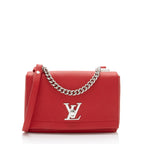 Louis Vuitton Calfskin Lockme II BB Shoulder Bag (SHF-LWCQaA)
