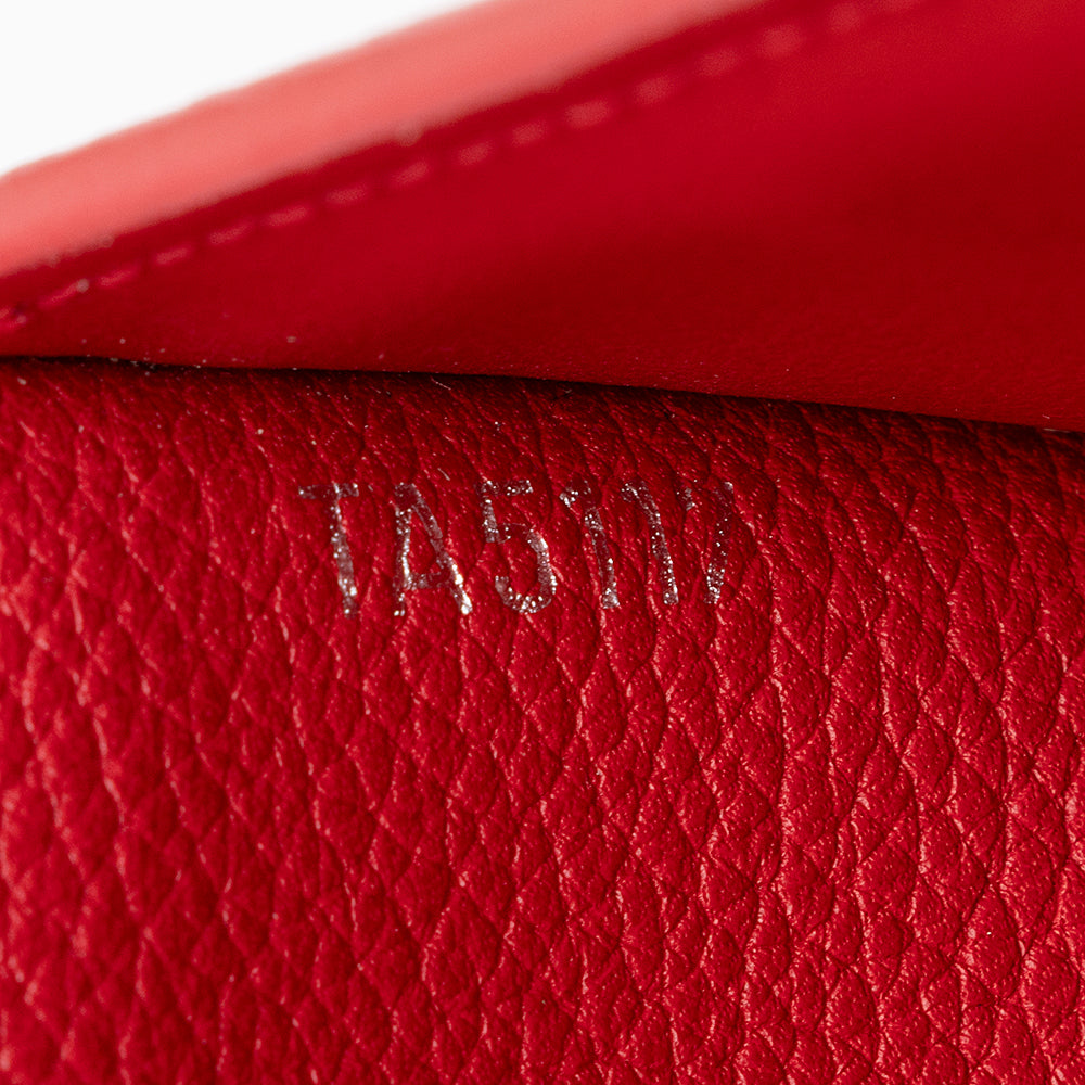 Louis Vuitton Calfskin Lockme II Compact Wallet (SHF-21658)