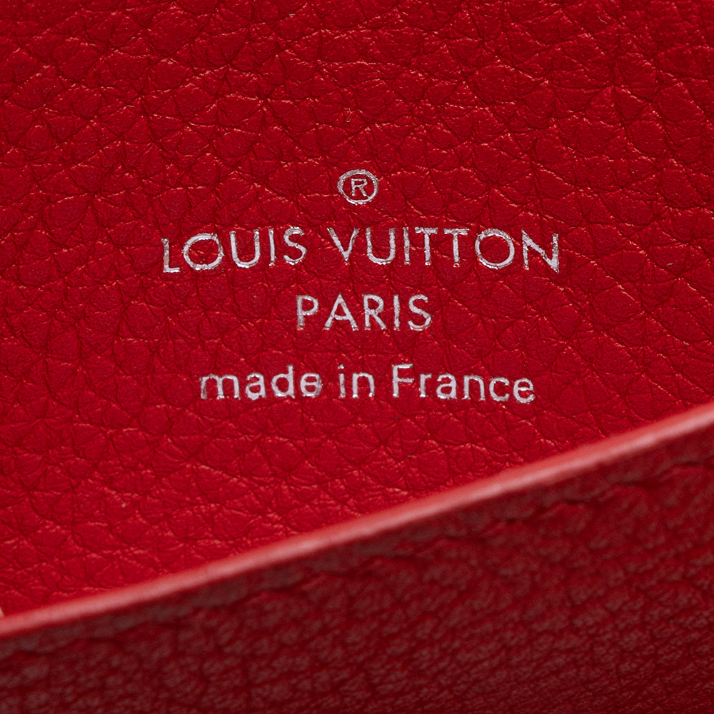 Louis Vuitton Calfskin Lockme II Compact Wallet (SHF-21658)