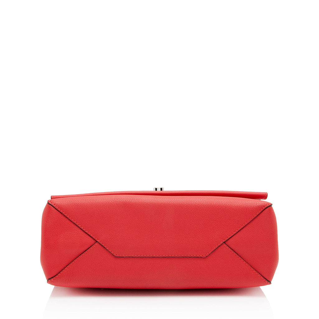 Louis Vuitton Calfskin Lockme II Satchel (SHF-0LzCcY)