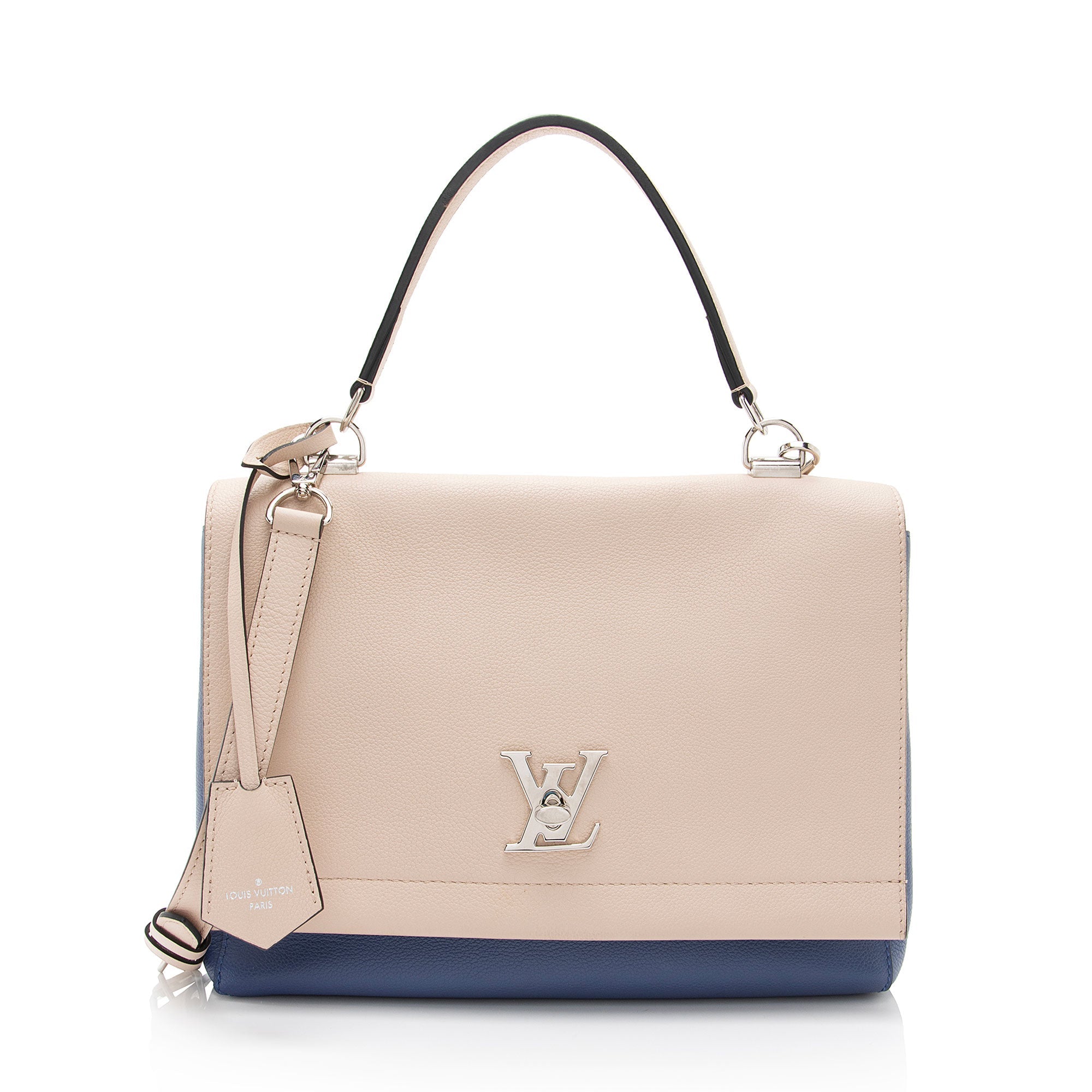 Louis Vuitton Calfskin Lockme II Satchel (SHF-SVCsUl)