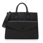 Louis Vuitton Calfskin Lockme Tote (SHF-21403)