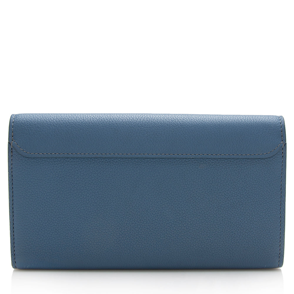 Louis Vuitton Calfskin Lockme Wallet (SHF-12997)