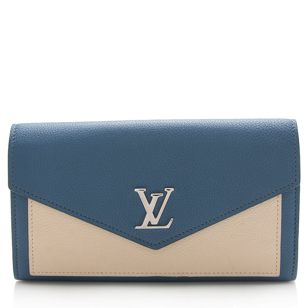 Louis Vuitton Calfskin Lockme Wallet (SHF-12997)
