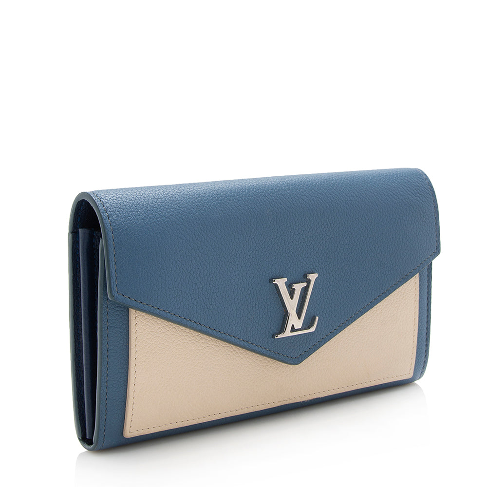 Louis Vuitton Calfskin Lockme Wallet (SHF-12997)