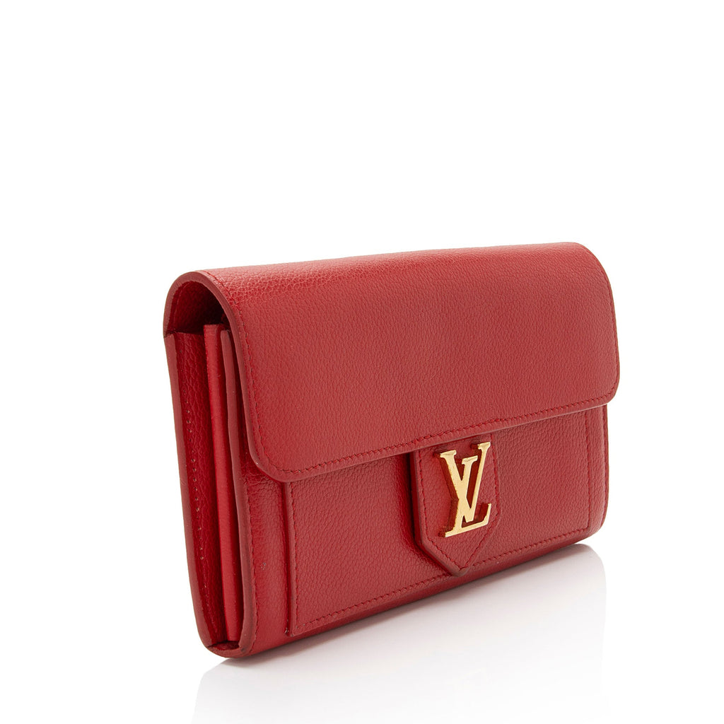 Louis Vuitton Calfskin Lockme Wallet