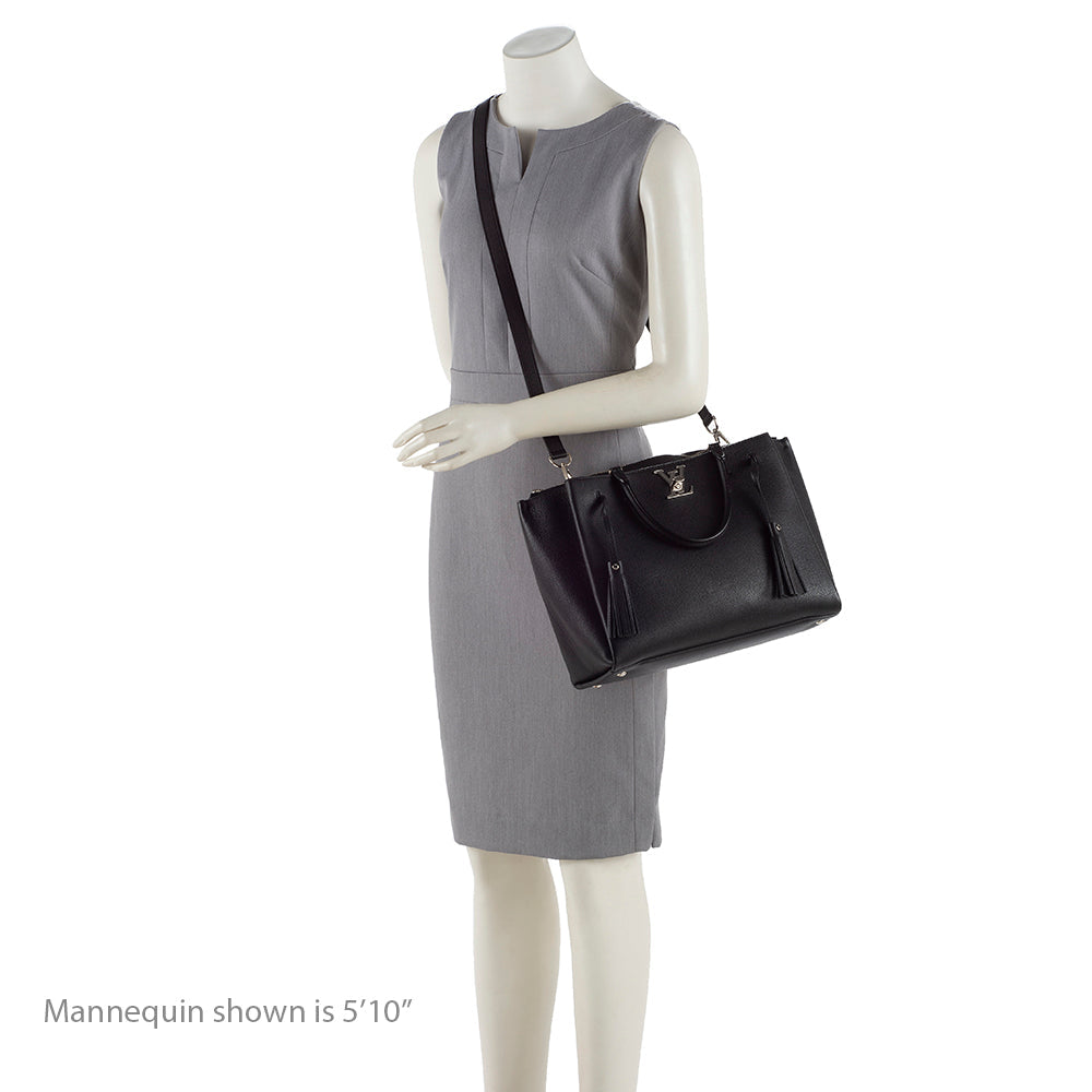 Louis Vuitton Calfskin Lockmeto Tote (SHF-15895)