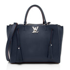Louis Vuitton Calfskin Lockmeto Tote (SHF-19208)