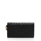 Louis Vuitton Calfskin Love Lock New Wave Long Wallet (SHF-EBv76D)