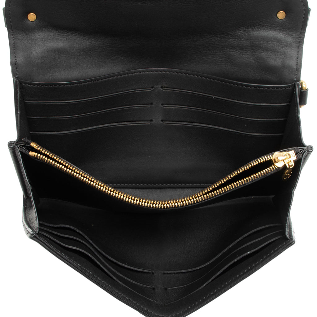 Louis Vuitton Calfskin Love Lock New Wave Long Wallet (SHF-EBv76D)