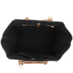 Louis Vuitton Calfskin Monogram Canvas Fold Tote MM (SHF-DEf7bl)