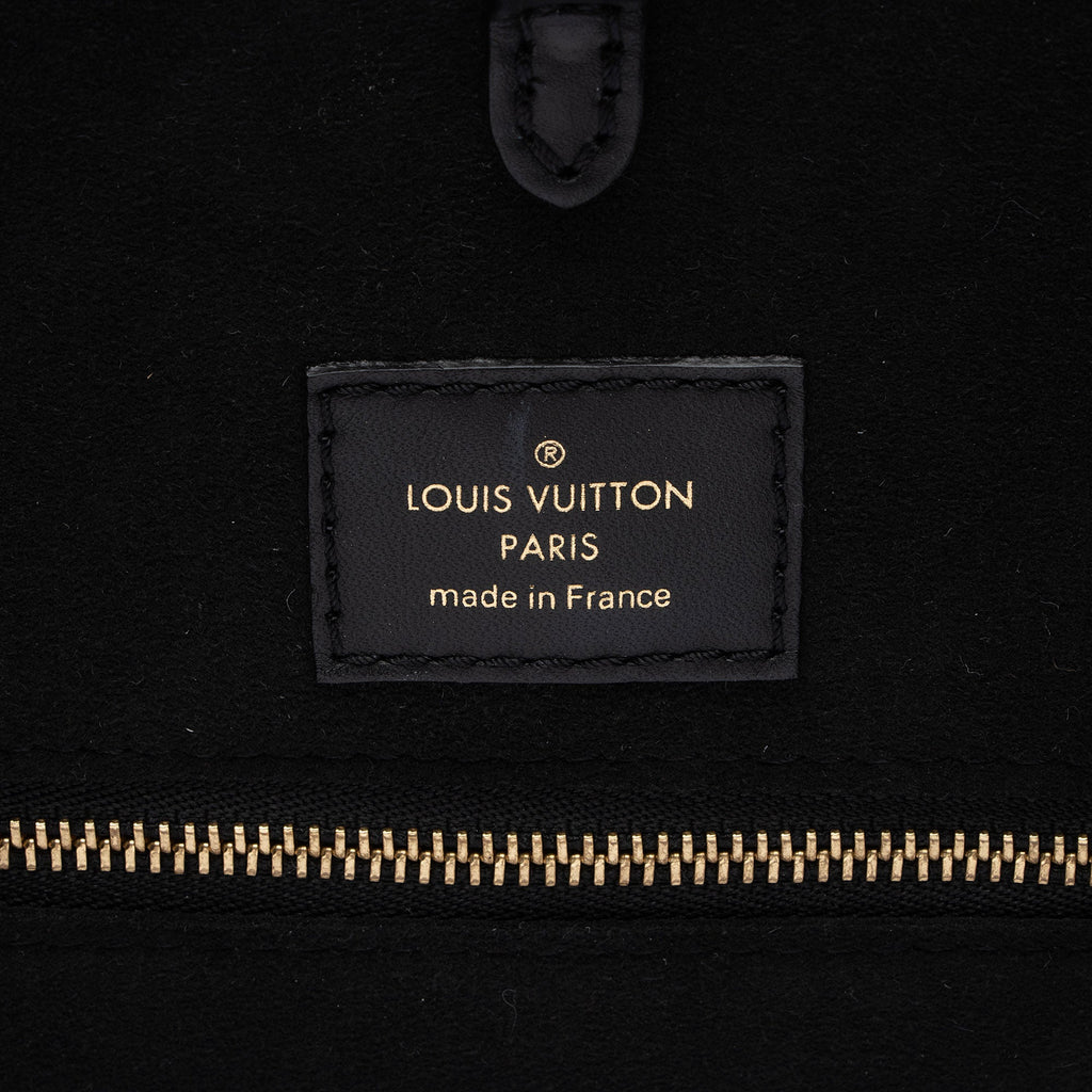 Louis Vuitton Calfskin Monogram Canvas Fold Tote MM