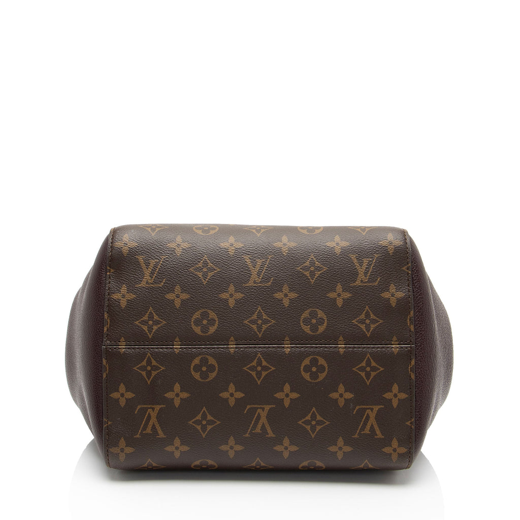 Louis Vuitton Calfskin Monogram Canvas Fold Tote MM