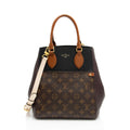 Louis Vuitton Calfskin Monogram Canvas Fold Tote MM