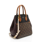 Louis Vuitton Calfskin Monogram Canvas Fold Tote MM