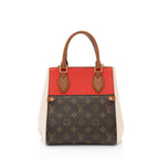 Louis Vuitton Calfskin Monogram Canvas Fold Tote PM