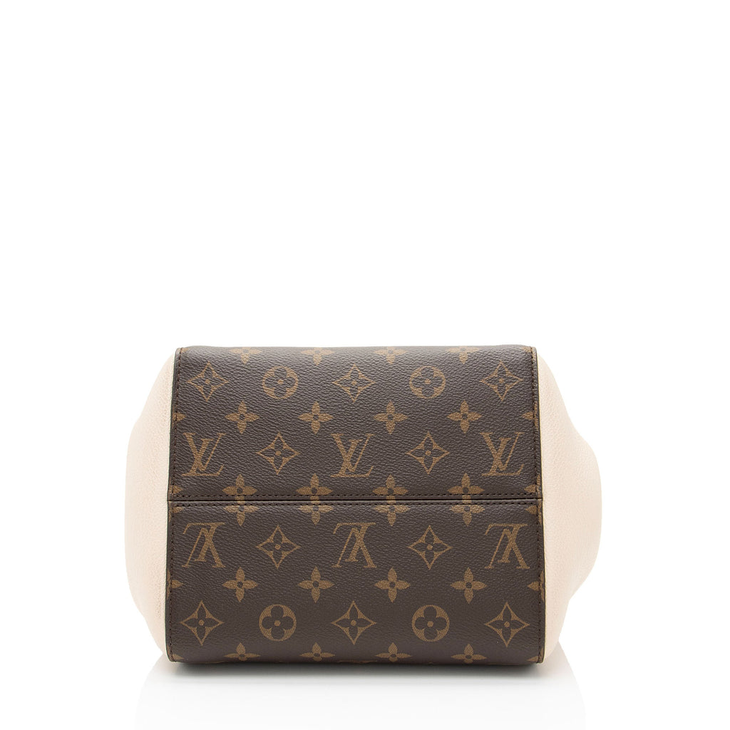 Louis Vuitton Calfskin Monogram Canvas Fold Tote PM