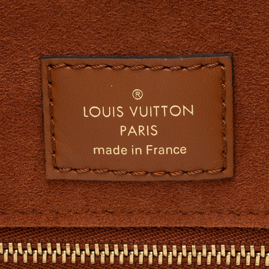 Louis Vuitton Calfskin Monogram Canvas Fold Tote PM