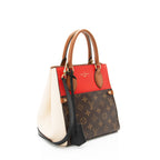 Louis Vuitton Calfskin Monogram Canvas Fold Tote PM
