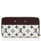 Louis Vuitton Calfskin Monogram Canvas Gamma Zippy Wallet (SHF-Hlzxc0)