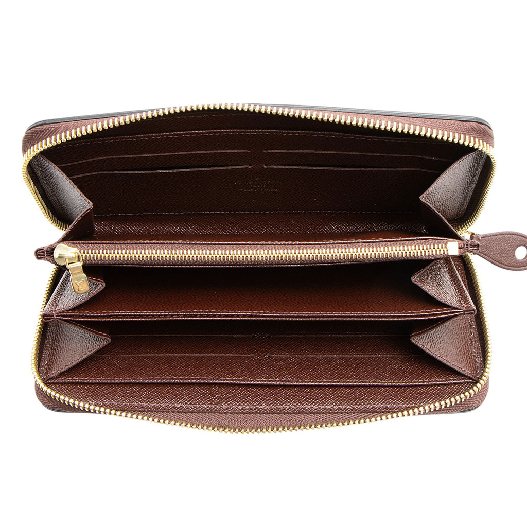 Louis Vuitton Calfskin Monogram Canvas Gamma Zippy Wallet (SHF-Hlzxc0)