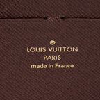 Louis Vuitton Calfskin Monogram Canvas Gamma Zippy Wallet (SHF-Hlzxc0)