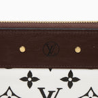 Louis Vuitton Calfskin Monogram Canvas Gamma Zippy Wallet (SHF-Hlzxc0)