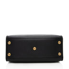 Louis Vuitton Calfskin Monogram Canvas On My Side MM Satchel (SHF-17802)