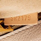 Louis Vuitton Calfskin Monogram Canvas On My Side MM Tote (SHF-21612)