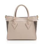 Louis Vuitton Calfskin Monogram Canvas On My Side PM Tote