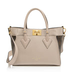 Louis Vuitton Calfskin Monogram Canvas On My Side PM Tote