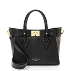 Louis Vuitton Calfskin Monogram Canvas On My Side PM Tote