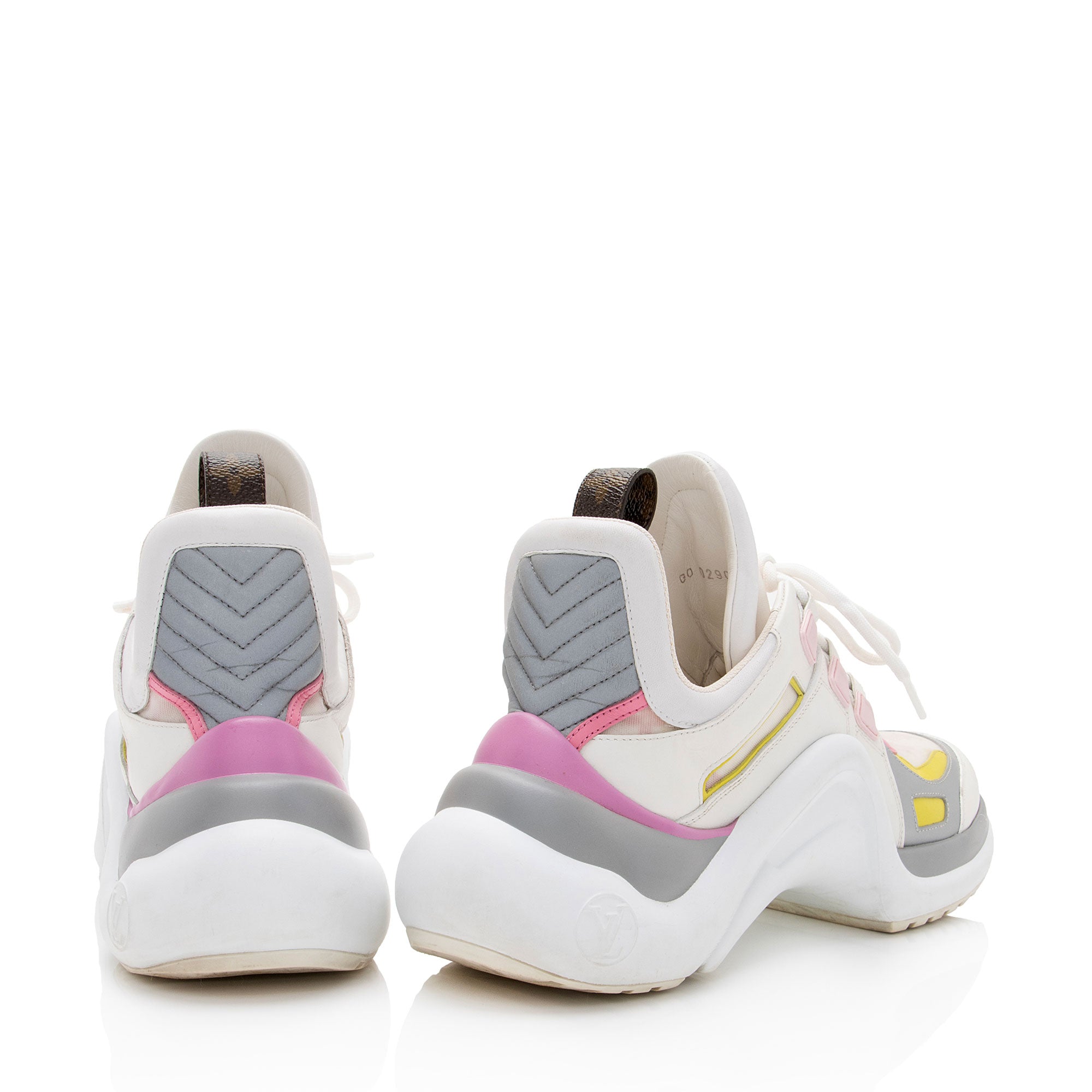 Louis Vuitton Calfskin Monogram LV Pop Archlight Sneakers - Size 8.5 / 38.5 (SHF-GZiAHD)