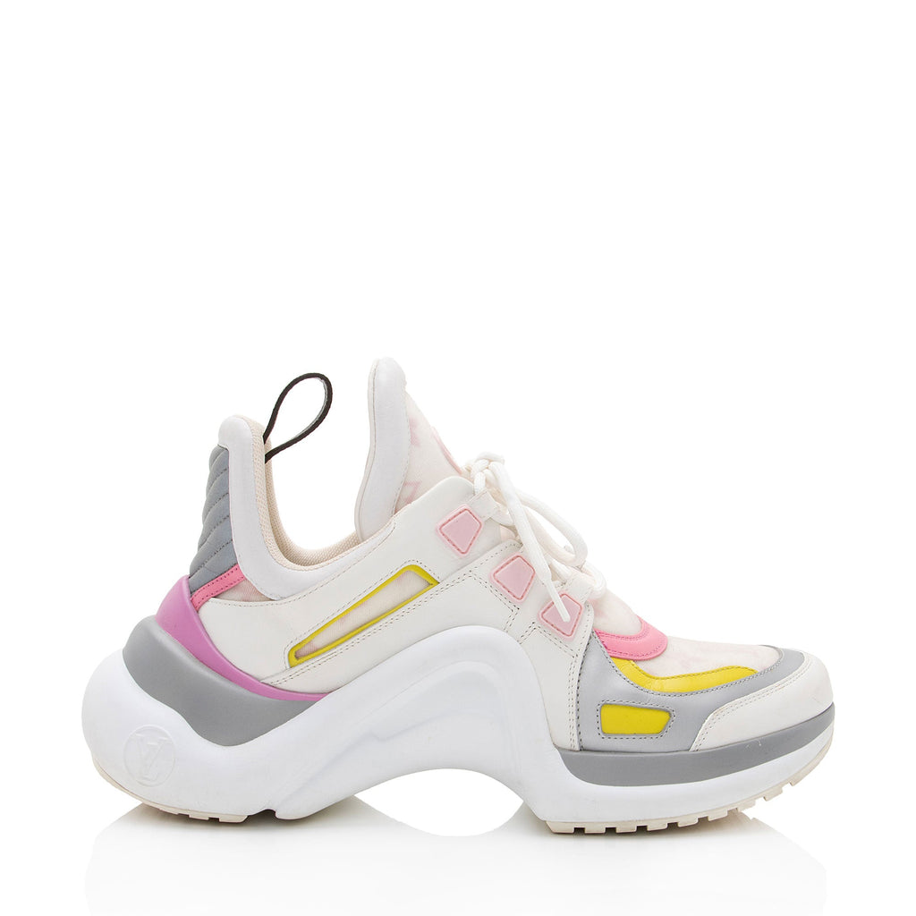 Louis Vuitton Calfskin Monogram LV Pop Archlight Sneakers - Size 8.5 / 38.5 (SHF-GZiAHD)