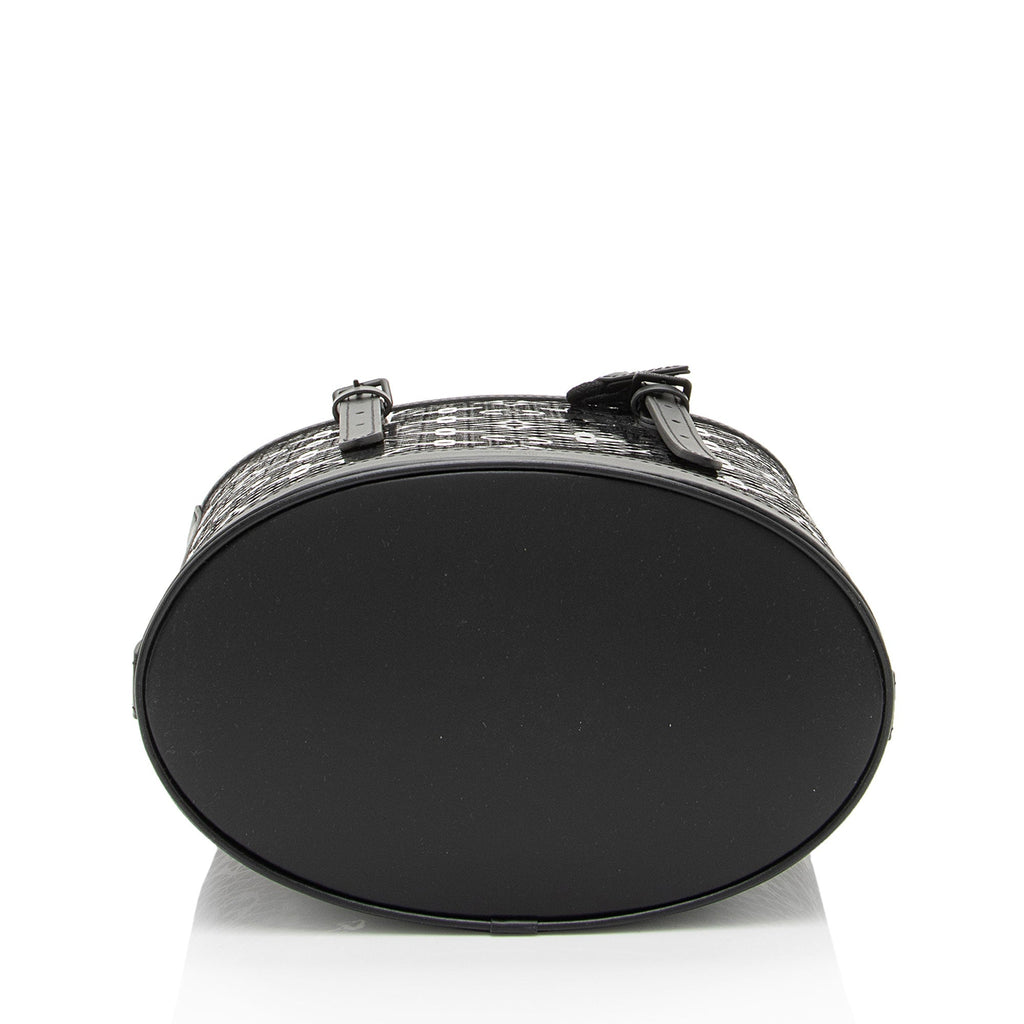 Louis Vuitton Calfskin Monogram Lace PM Bucket Bag