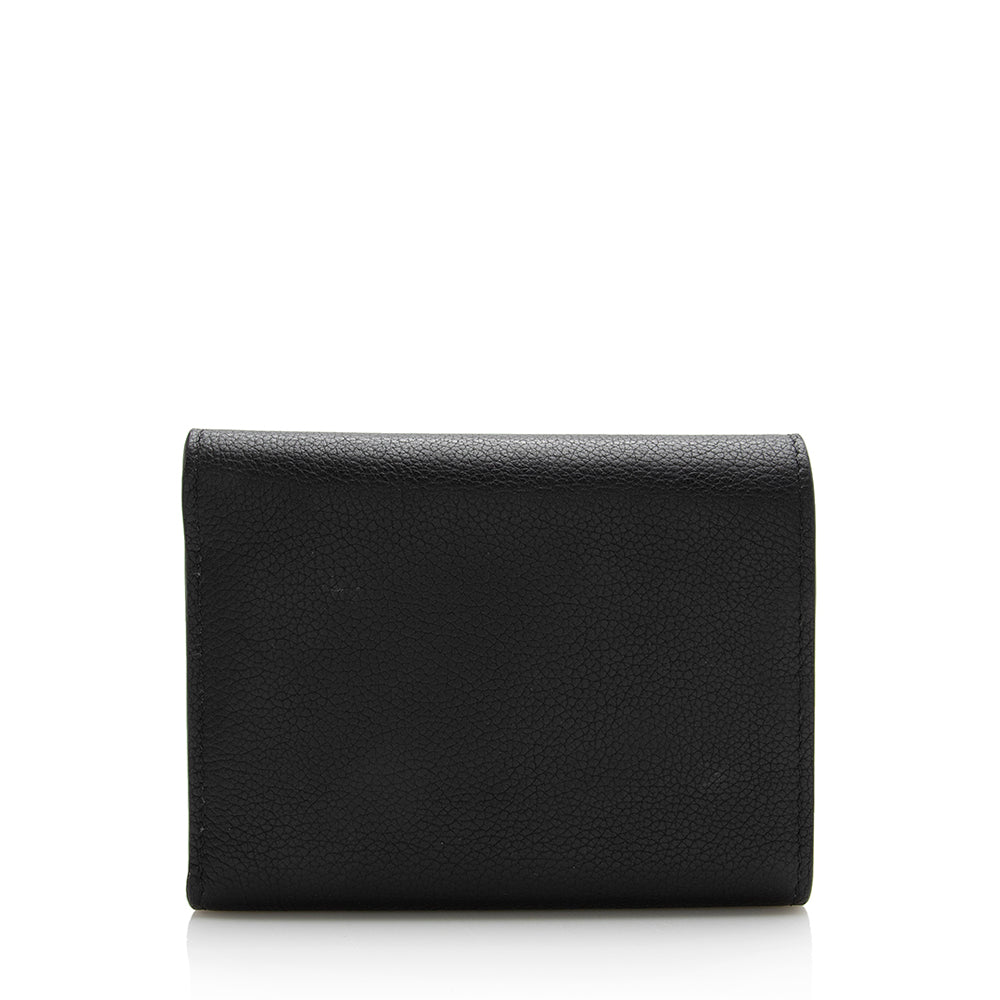 Louis Vuitton Calfskin MyLockme Compact Wallet (SHF-21972)