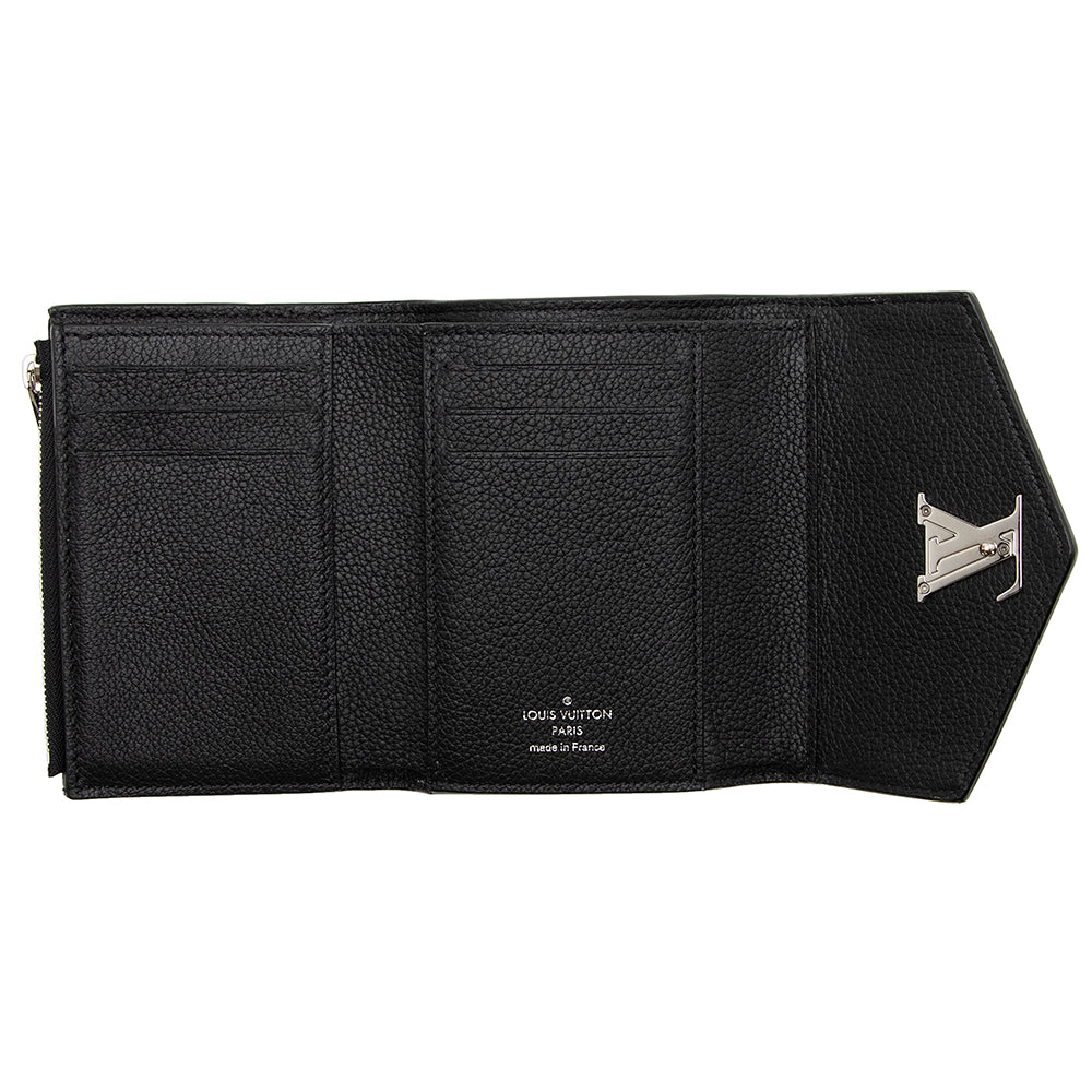 Louis Vuitton Calfskin MyLockme Compact Wallet (SHF-21972)